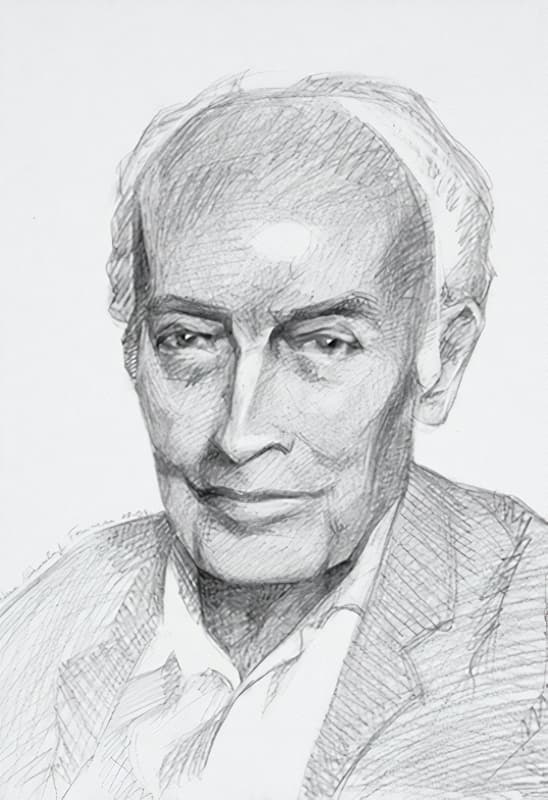 Portrait: Guy d’Arcangues au Crayon Graphite