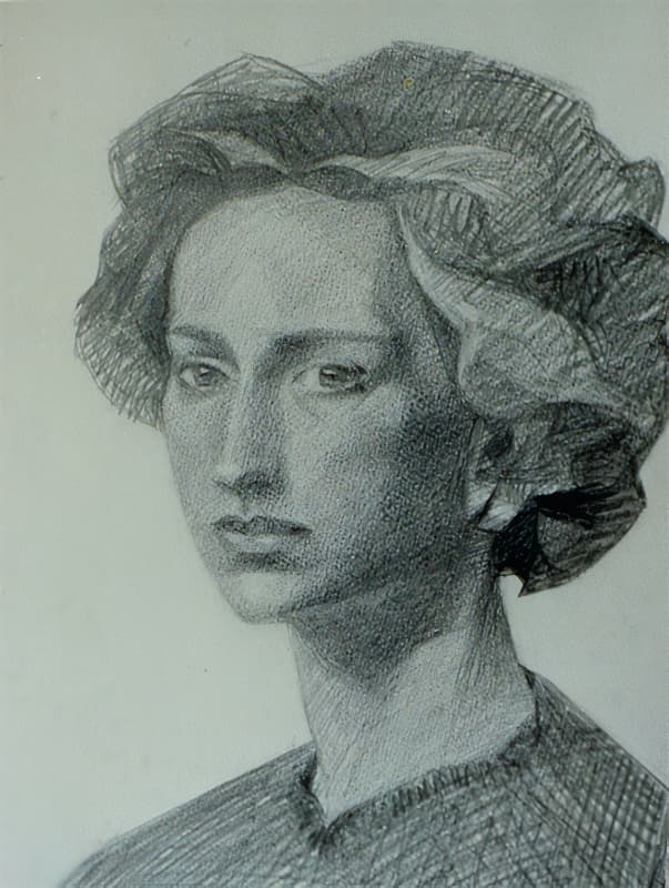 Portrait: Mathilde de PP au Crayon Graphite