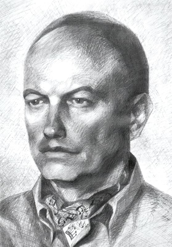 Portrait: Raoul du Réau au Crayon Graphite