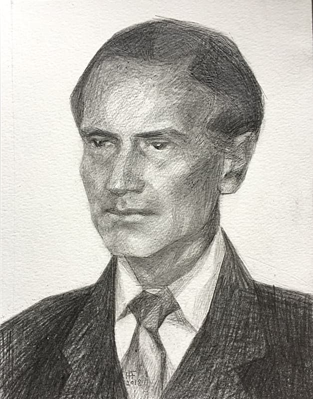 Portrait: Stanislas au Crayon Graphite